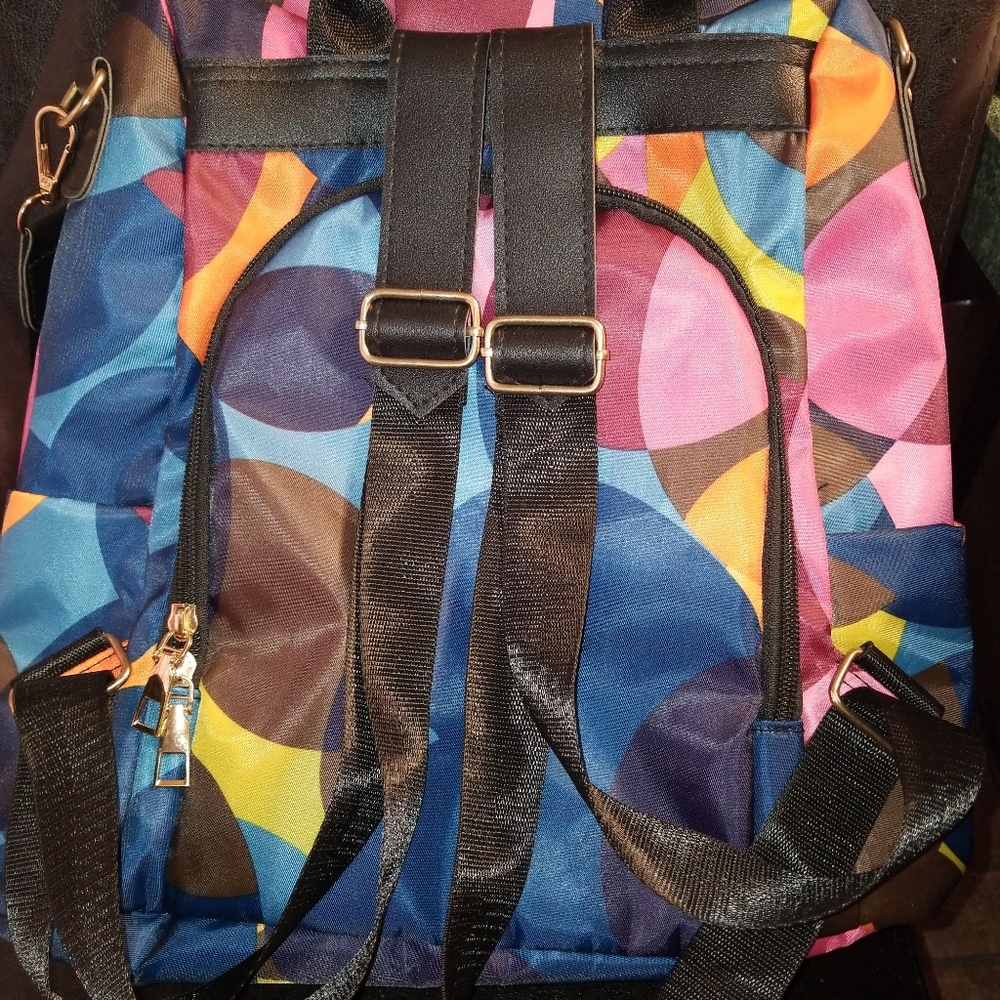 Poaba Anti-theft medium size backpack/purse - Picture 3 of 7